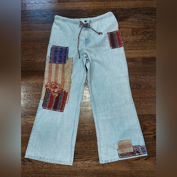 NWOT Free People La Vida Low-Rise Pull-On Jeans Medium - Picture 5 of 9